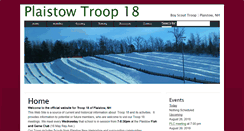 Desktop Screenshot of plaistowtroop18.org